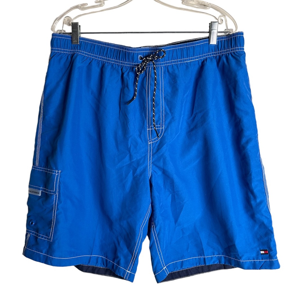 Tommy Hilfiger Mens Blue Boardshort Swim Trunks XL